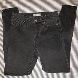 Madewell High Riser Skinny Jeans - Charcoal